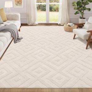 Enyhom Alfombra Lavable a máquina, 160 x 220 cm, Grande, Su…