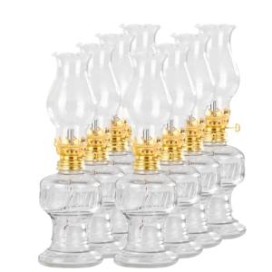 Chaps Merchandising GmbH 8 Candiles de Aceite de Cristal co…