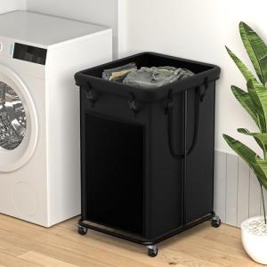 YKDIRECT Cesto grande para la colada de 150 L, con marco de…
