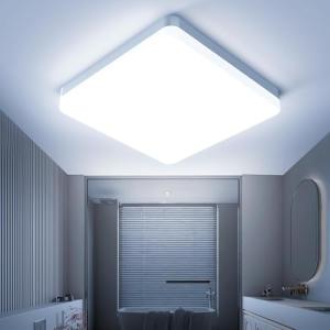 OTREN Plafón LED Moderna, 6500K Lámpara Cuadrada, IP44 Luz…