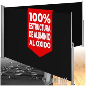 tectake® Toldo Lateral Retráctil, Separador de Ambientes Ex…