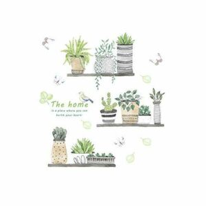 Creativas de la pared plantas verdes delicados Pegatinas de…