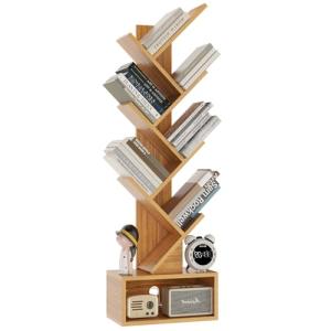 YMYNY Estantería de árbol, Librería Alta de 6 Niveles, Esta…