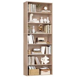 FirFurd 209.5cm Estanterías Almacenaje Madera, Librería con…
