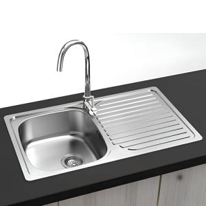 Viena - Fregadero Encastrar 80x44 | 1 Seno y 1 Escurridera…