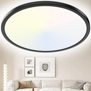 Yexati Plafon LED Techo 24W 3200LM, IP54 Lampara Techo 6000…