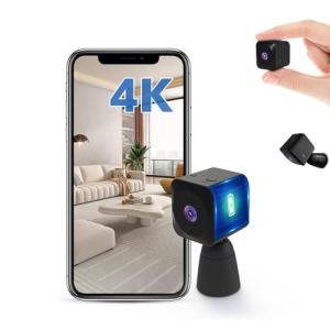 AOBOCAM Cámara Espía 4K Mini WiFi Interior/Exterior - Cámar…