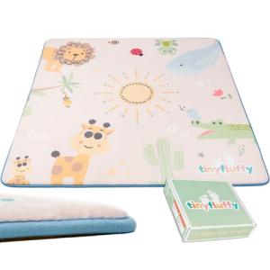 tinyfluffy Alfombra Bebe Acolchada Plegable - 2cm Grosor, 1…