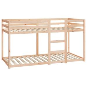 vidaXL Cama litera sin colchón Madera Maciza de Pino 90x200…
