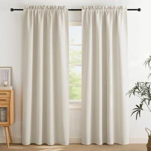 PONY DANCE Cortinas Opacas Salon Modernas 2 Piezas, Curtain…