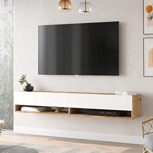 [en.casa] Mueble TV Suspendido con Espacio de Almacenaje Me…