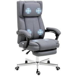 Vinsetto Silla de Masaje con 6 Puntos de Masaje Silla de Of…