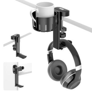 KDD 2 en 1 Soporte Cascos Gaming con Soporte Taza Escritori…