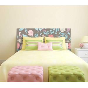 Megadecor Cabecero Cama - Diseño Flores/marón - Fabricado e…