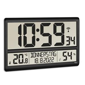 TFA Dostmann Reloj de Pared Digital XL 60.4520.01, con Temp…