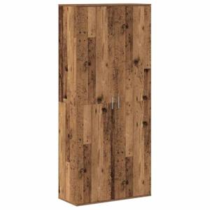 vidaXL Altillo Madera Vieja 80x35x180 cm Madera elaborada