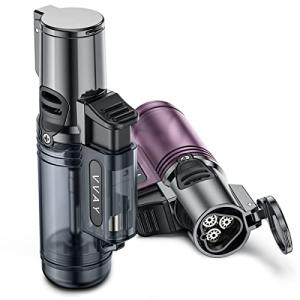 VVAY Paquete de 2, Jet Flame Mechero de Gas Recargable con…