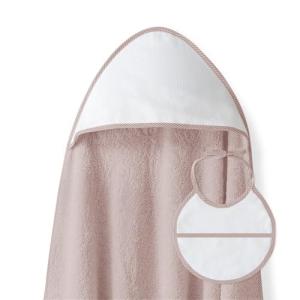 Capa de baño para bebés 1x1 m · PUNTO DE CRUZ LISO rosa con…