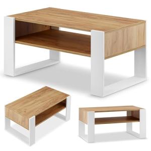 defiPad® Mesa de centro grande con espacio de almacenamient…