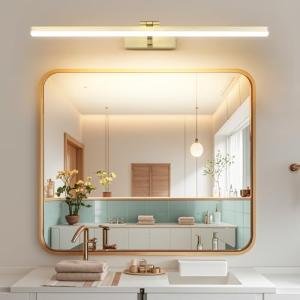 MantoLite LED Regulable Lámparas de Pared Interior,Oro Mate…