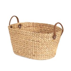 Cesta de almacenaje de Jacinto de agua trenzado a mano, For…