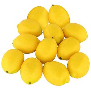 Hileyu 12 Piezas Limones Artificiales Limones Decorativos L…