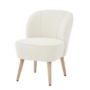 BAÏTA Tivoli Sillón de Tela con Hebilla, Tejido, Blanco, 54…