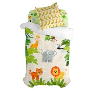 HappyFriday Juego de Funda nórdica Mr Fox Wild Multicolor C…