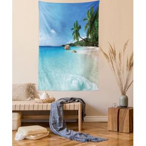 ABAKUHAUS Océano Tapiz de Pared y Cubrecama Suave, Playa AN…