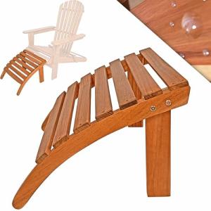 CASARIA Reposapiés para Silla de Madera de Acacia Adirondac…