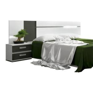 HOGAR24 ES - Cabecero Cama Matrimonio con Luces Led, Diseño…
