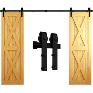 CCJH 200CM / 6.6FT Herraje Para Puerta Corredera Kit de gra…