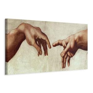 murando Cuadro en Lienzo La creación de Adán 135x45 cm 1 pa…