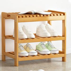 Elegante Banco Zapatero de 3 Niveles con Almacenamiento: Or…
