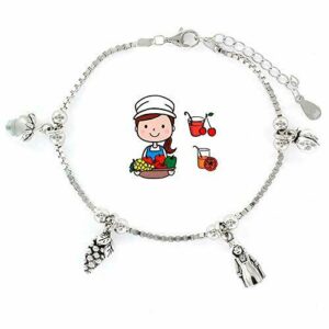 Eres lo mas mujer Pulseras Profesiones Plata (Frutera)