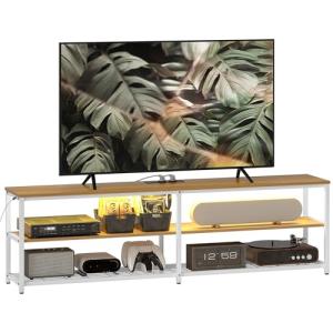 HOMCOM Mueble de TV Industrial Mueble de TV para Salón con…