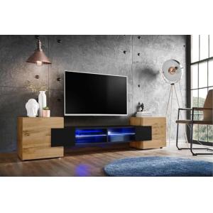 Komodee, Mueble de TV Merano de 2 Puertas, 4 estantes, Wota…