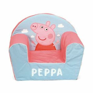 ARDITEX Sillón Infantil Peppa Pig, Sofá Desenfundable de Es…