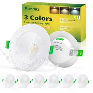 Fondiiz Downlight LED Techo Empotrable 5W 690lm, Focos LED…