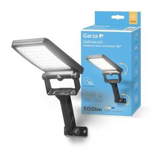 GARZA - Aplique de Exterior Solar LED 4000K, 25m² Cobertura…