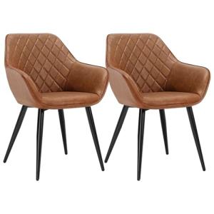 WOLTU Sillas de Comedor Pack 2, Sillas de Cocina Tapizadas…