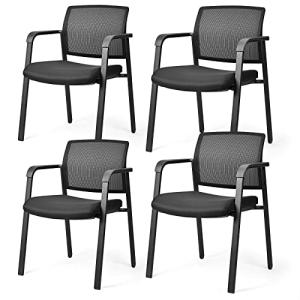 BASETBL Silla de Conferencia, Silla Confidente Apilable, co…