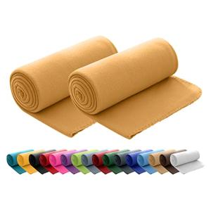 Set de 2 mantas polar Öko Tex de 130 x 160 cm aprox. 400 g,…