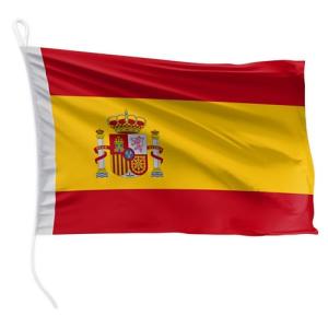 FLAGLY bandera barco España 20 x 30 cm - 115g/m² peso tejid…
