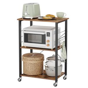 VASAGLE Estantería de Cocina con Ruedas, Carrito de Servici…
