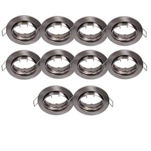 LIGHTEU, 10x Aluminium marco de proyector empotrado 10x, gu…