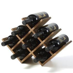 KIRIGEN botellero de Madera para 8 Botellas de Vino, botell…