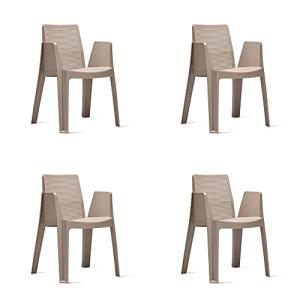 GARBAR Play Set 4 Silla con Brazos Exterior | jardín, terra…