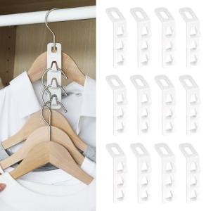 Hainue 12 Piezas Accesorios para Perchas Que Ahorran Espaci…