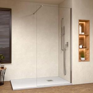 BELLOBATH - Mampara de ducha frontal panel fijo - Transpare…